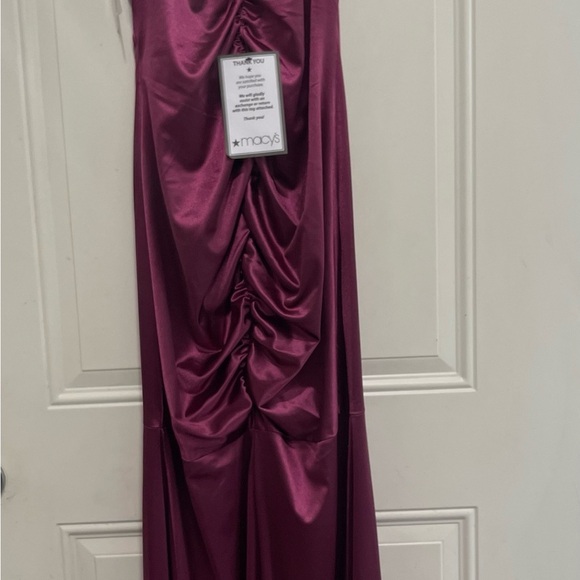 BCX Fuchsia Ruched Maxi Dress - Picture 4 of 6
